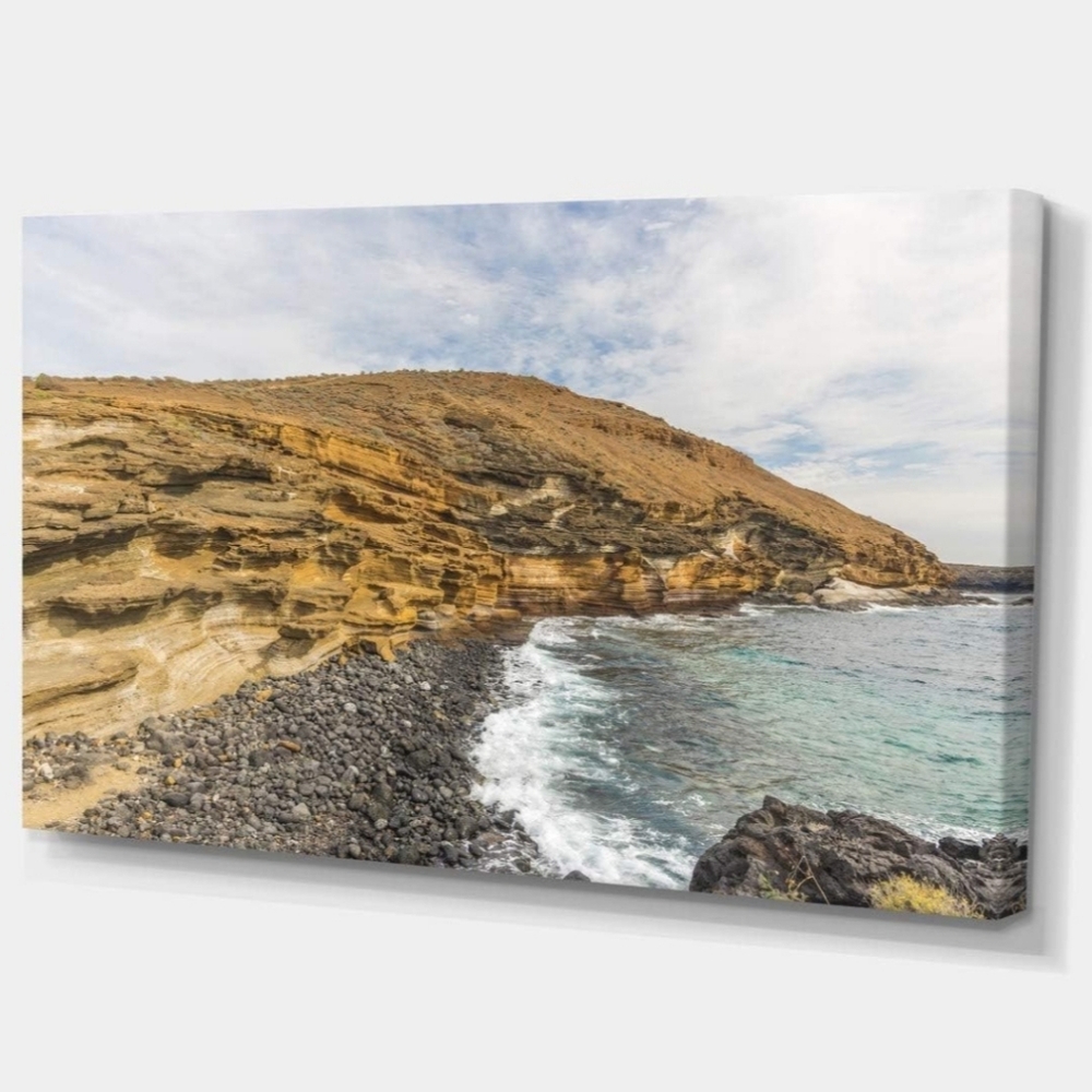 Peninsula Going Beyond The Horizon Contemporary Art Canvas, 40"x 20"